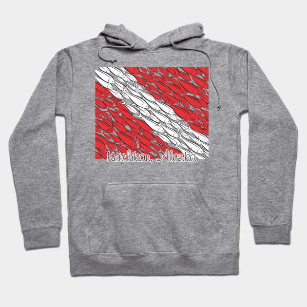 Scuba Diving Flag - ketchikan alaska Hoodie by Fun Graffix!